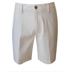 NEW GEORGE ROTH men's chino shorts in white